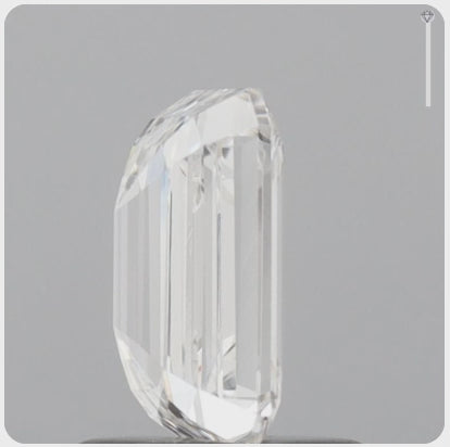 Emerald Lab Diamond: 1.02ct | F | VS1